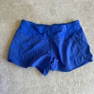 Lululemon Athletica Blue Athletic Shorts Lightweight Relaxed Fit